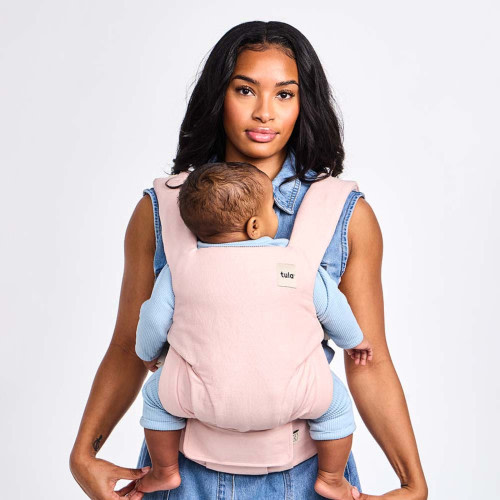 Tula Explore Linen Carrier - Carnation