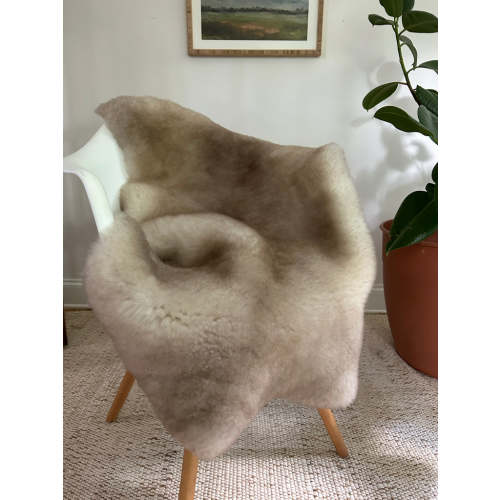 Greyish Brown Shortfur Sheepskin