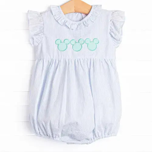 Minted Mouse Ruffle Bubble Blue