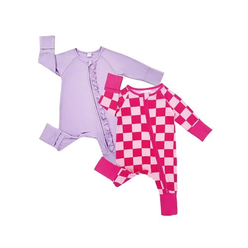 Bow Dream Baby Girl Romper Jumpsuit Bamboo Rayon Baby Clothes Boys & 2 Way Zipper Outfit Baby Clothes for Girls