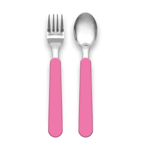 Mainstays Kids Flatware - Pink, Kids Flatware Set
