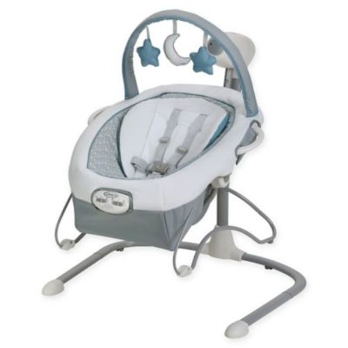 Graco® Duet Sway™ LX Swing + Bouncer in Alden™ - BLUE - SWING