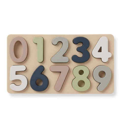 Large Soft Silicone Number Puzzle
