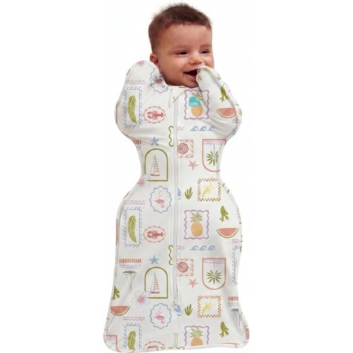 Love to Dream Swaddle UP, Baby Sleep Sack, Self-Soothing Swaddles for Newborns, Get Longer Sleep, Secure Fit Helps Calm Startle Reflex, New Born Essentials for Baby, 1.0 TOG, 13-19 lbs, Vacation Days