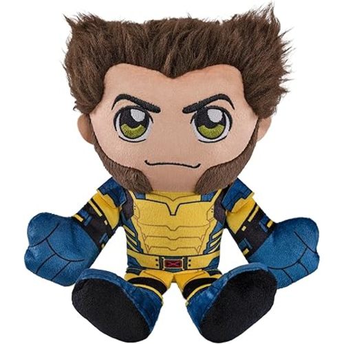 Bleacher Creatures Marvel Deadpool 3 Wolverine 8" Kuricha Sitting Plush - Soft Chibi Inspired Toy