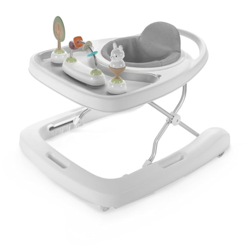 Ingenuity Step & Sprout 3-in-1 Foldable Baby Activity Walker with Removable Toys Ages 6 Months +, First Forest