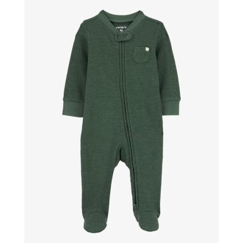 Baby Zip-Up Thermal Sleep & Play Pajamas - Carter's | Carter's