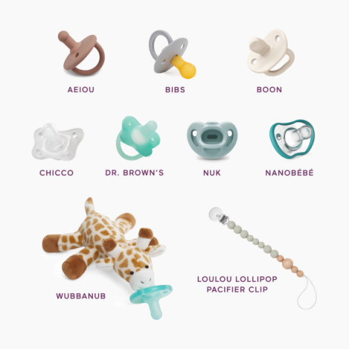 Babylist Pacifier Box (6 Pacifiers + 1 Clip)