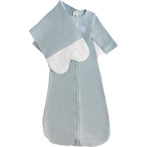 Organic Cotton Blend, All-in-One Sleep Sack Training System for Newborn Infant Baby
