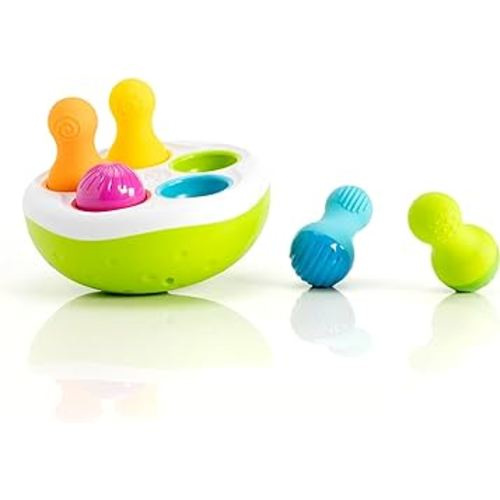 Fat Brain Toys SpinnyPins - Sensory & Motor Skills Toy for Babies & Toddlers