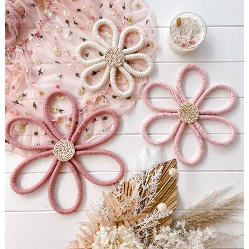 Flower wall Hanging | Arabella Wildflower Trio | Kidsroom decor | girls room decor | flower | kids wall art | kids styling