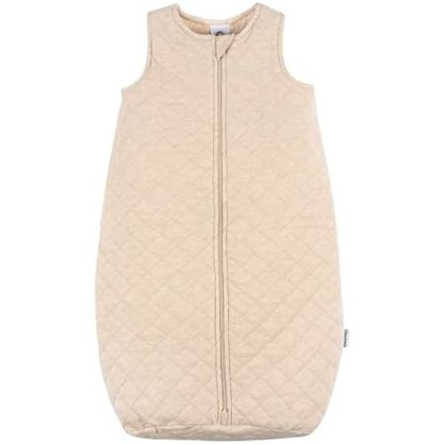 Gerber Unisex Baby Quilted Wearable Blanket, Cotton Blend, Oeko-tex Certified, 2-way Zipper, Safe Sleep Solution