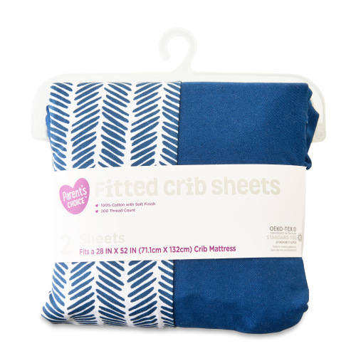 Parent's Choice Navy Chevron Sheet
