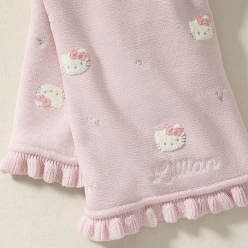 Hello Kitty® Heritage Knit Baby Blanket