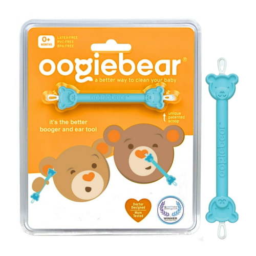 Oogiebear Newborn and Infant Nose and Ear Cleaning Tool - Dual Snot and Ear Wax Remover