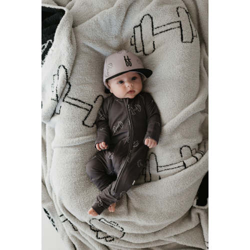 Bamboo Zip Pajamas | Arm Day