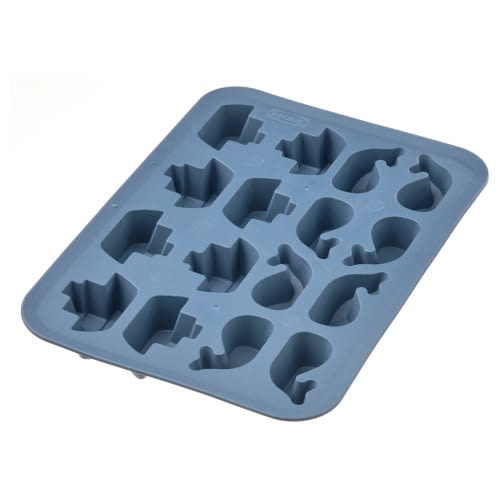 SURSÖT Ice cube tray - dark blue