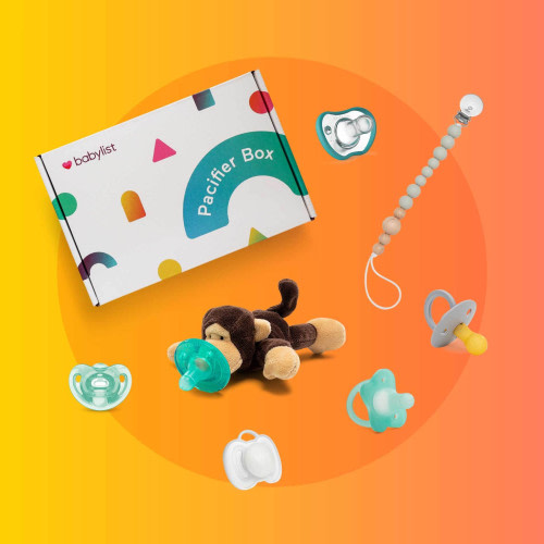 Babylist Pacifier Box (6 Pacifiers + 1 Clip)