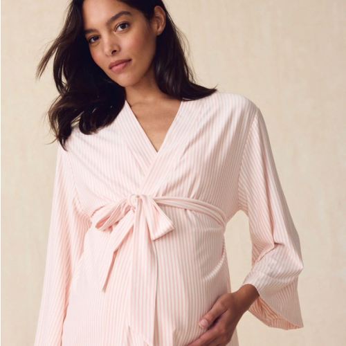 LAKE | Women | DreamModal™ Pajamas | Serene English Rose Maternity Kimono Bundle