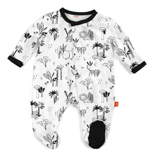 Magnetic Me Footie Pajamas Soft Modal Baby Sleepwear with Quick Magnetic Fastener | Boys and Girls Sleeper Preemie-24 Months