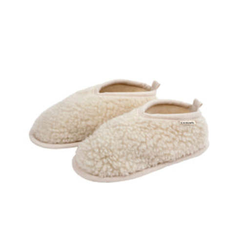 Baby Sheepskin Booties - Sheepskin Leather Soled Booties in "Milk" – BINIBAMBA