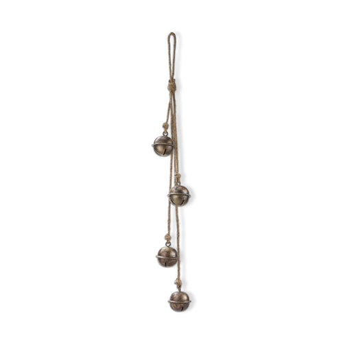 Ophelia & Co. Sleigh Bell & Jute Rope Swag | Wayfair