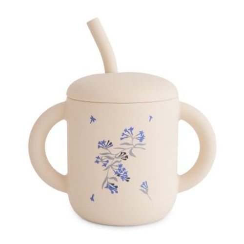 Mushie Silicone Training Cup + Straw