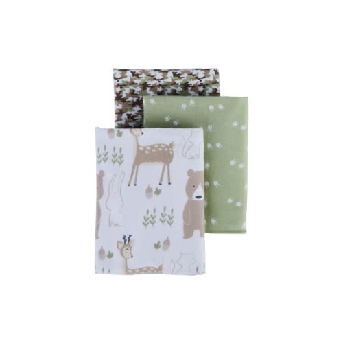 Bass Pro Shops Woodland Baby Receiving Blanket 3-Pack