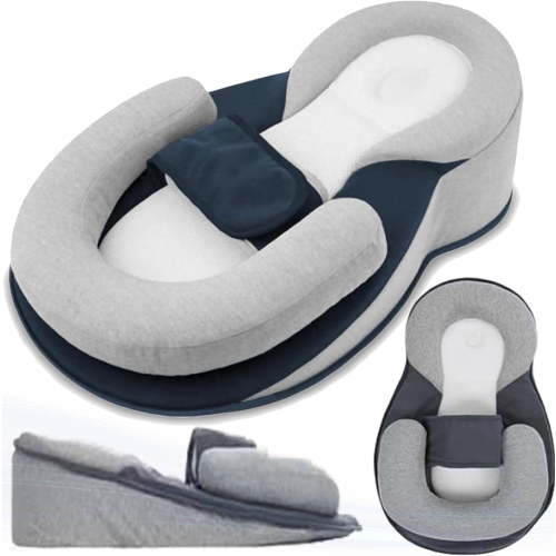 Rest Nest Baby Bed Acid Reflux With Strap, Anti-Spilling Milk And Choking Pillow For Newborns