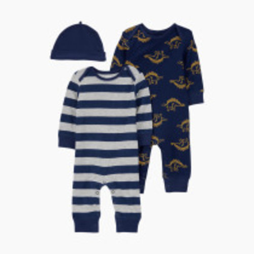 Carter's 3-Pack Cotton PJs - Navy, 3 M