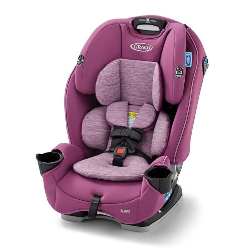 Graco Slimfit 3-in-1 Convertible Car Seat, Ultra-Space-Saving Design, Sydney, Suitable for Rear and Forward-Facing, Highback Booster Seat with 10-Position Headrest