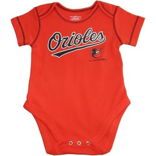 VF Baltimore Orioles Team Logo Infant Creeper Bodysuit - Team Colors