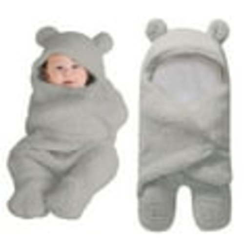 Facrlt Baby Cute Cotton Receiving White Sleeping Blanket Boy Girl Wrap Swaddle