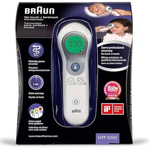 Braun Thermometer 2 in 1 No-Touch + Front