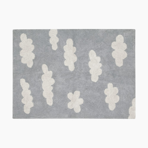 Lorena Canals Cloud Washable Rug - Grey, 5'3" X 4'
