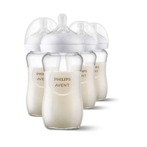 Glass Natural Response Baby Bottle