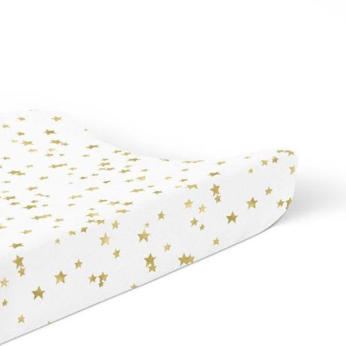 Gold Star Changing Pad Cover Celestial Change Mat Space - Etsy