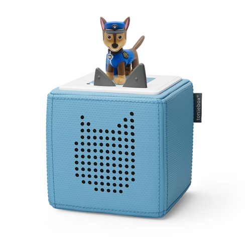 Tonies Paw Patrol Toniebox Audio Player Starter Set with Chase, Kids 3+, Light Blue, 3 lbs