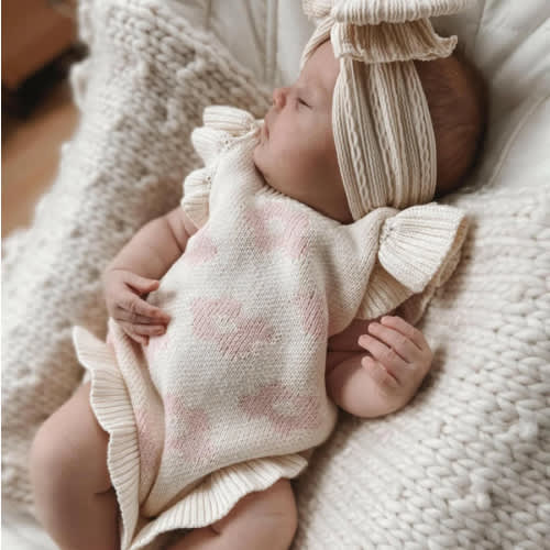 Luna + Luca Floral Frills Romper