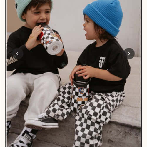 Checkered Baggy Cargo Pants