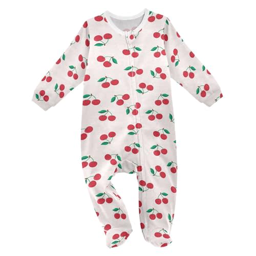 Dussdil Baby One-Piece Footies Newborn Rompers Pajamas Cotton Footed Pjs for Sleep Play Boys Girls