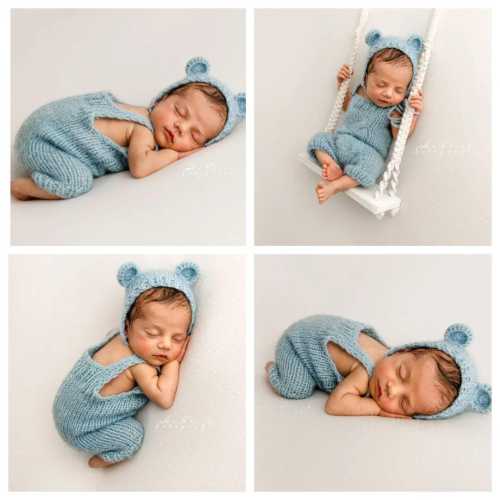 Newborn Romper Newborn Romper Newborn Hat Bear Hat Newborns Photo Props Newborn Girl Romper Newborn Bear Newborn Outfit Baby Clothes