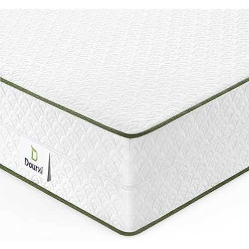 Dourxi Crib Mattress, 2-in-1 Dual Firmness Mattress for Infant & Toddler, Cooling Breathable Cover, Gel-Infused Memory Foam, CertiPUR-US Certified, Fits Standard Crib & Toddler Bed, 5.5 Inch