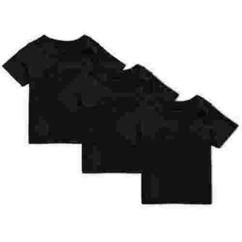Garanimals Baby Boy Basic Short Sleeve T-Shirt Multipack, 3-Pack, Sizes 0-24 Months