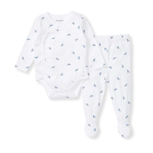 Burt's Bees Baby Unisex Bodysuit and Pant Set, 100% Organic Cotton