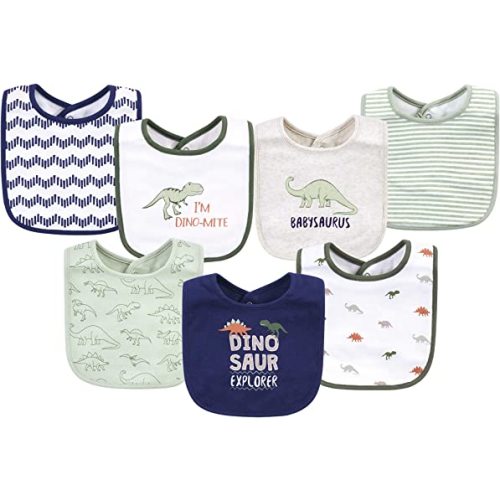 Hudson Baby Unisex BabyCotton Bibs