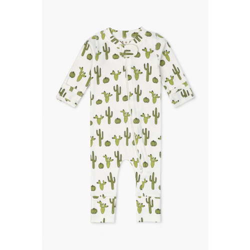 M+A by Monica + Andy Organic Cotton Gender Neutral Long Sleeve Baby One-Piece Coverall, Sizes Newborn - 12 Months