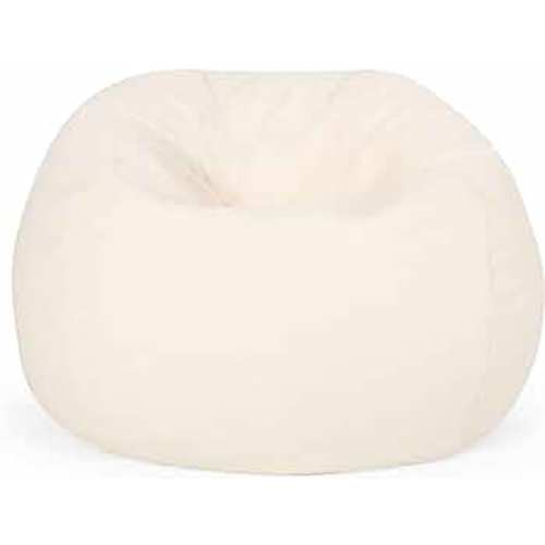 Christopher Knight Home Wibaux Bean Bag, Cream