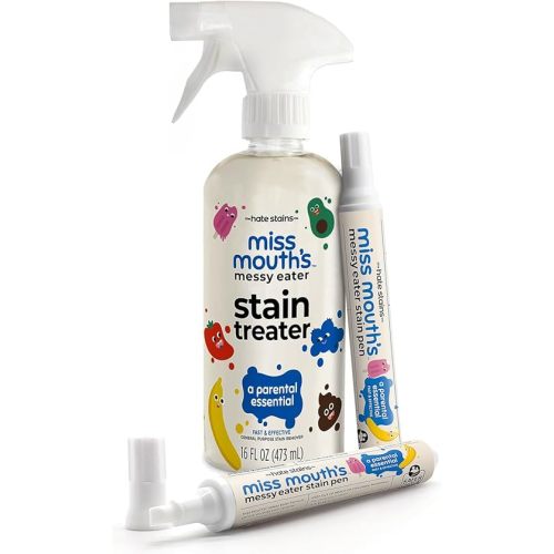 Miss Mouth's Messy Eater Stain Treater - 16oz Spray and 2 Pack Stain Pens