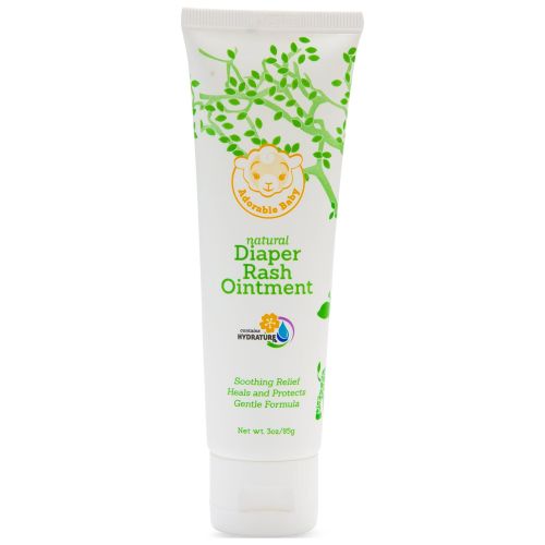 Adorable Baby Natural Diaper Rash Ointment, EWG VERIFIED™ for Safety, Contains Hydrature™ for Added Moisturization, 3 oz.